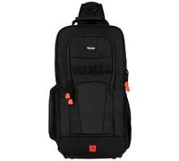 Rollei Fotoliner Ocean Slingbag - Mochila para cámara (45 botellas de PET), color negro