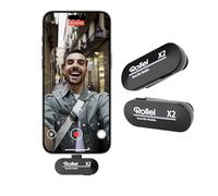 Rollei Hear:Me Mobile X2 Micrófono Lavalier Inalámbrico, Micrófono de Solapa USB C para iPhone 15/16/Andriod Tipo C Dispositivos Micrófono Profesional Teléfono Móvil para Tiktok YouTube Streaming Vlog