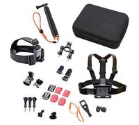 Rollei Actioncam Accesorios Set Outdoor I Set de 23 piezas I Ideal para escalada, senderismo y otras actividades al aire libre I Para Rollei Actioncams y GoPro