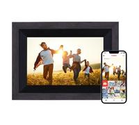 Rollei Smart Frame WiFi 105 en Madera marrón. Marco de Fotos Digital de 10,1 Pulgadas con función WiFi para Reproducir Tus Fotos y Videos con Sonido. Color: Madera Negra