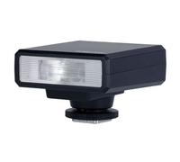 Rollei Mini Flash 12s - Flash Compatible con Todos los Modelos de cámara, Potencia de 10 vatios, número guía 12, Modo automático y Manual, ultracompacto y Ligero, Disparo de 110 Flash