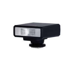 Rollei Mini Flash 12s - Flash Compatible con Todos los Modelos de cámara, Potencia de 10 vatios, número guía 12, Modo automático y Manual, ultracompacto y Ligero, Disparo de 110 Flash