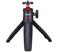 Rollei Mini Trípode Comfort Desktop, Trípode de Mesa Compacto con Rótula de 360° para Cámaras DSLR DSLM 2-en-1 Minitripode para Movil y Camara Portátil, Mini-Tripode-Camara-Smartphone-Pequeño