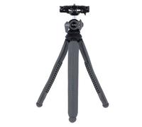 Rollei Monkey Pod 3: versátil Mini trípode - Smartphone, cámara, Palo Selfie - Compatible, Flexible, Ligero, Cabezal de Bola Giratorio 360° (Negro)