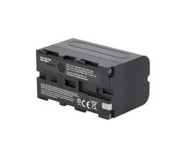 Rollei NP-F750 Batería 5000 mAh con Cable de Carga USB-C | Compatibilidad Universal con Videocámaras, Luces Video LED, Monitores y Otros Dispositivos