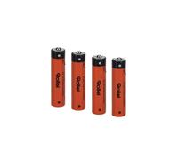Rollei Pilas Recargables de Iones de Litio con Carga rápida USB C de 1,5 V, batería Recargable de 390 mAh, sin Efecto Memoria, 4 Unidades