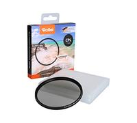 Rollei Premium Round Filter CPL 55 mm (1 Stop) - Filtro polarizador (Polarizador) con anillo de aluminio de vidrio Gorilla con revestimiento especial - Tamaño: 55 mm