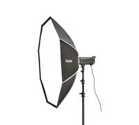 Rollei Profi Studio-Blitz Klick-Octabox - Softbox octagonal plegable con conector Bowens,150 cm, color negro