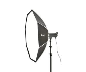 Rollei Profi Studio-Blitz Klick-Octabox - Softbox octagonal plegable con conector Bowens,150 cm, color negro