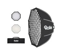 Rollei Quick Folding Octabox Diámetro 95cm con Difusor Rejilla y Bolsa