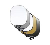 Rollei Reflector Fotografia 5 en 1 Plegable 60 x 75 cm Difusor Foto Ligero y Portátil 600 g con Asa para Iluminación Estudio y al Aire Libre, Reflector-Fotografia-Plegable-Difusor-Foto