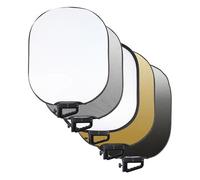 Rollei Reflector Fotografia 5 en 1 Plegable 60 x 75 cm Difusor Foto Ligero y Portátil 600 g con Asa para Iluminación Estudio y al Aire Libre, Reflector-Fotografia-Plegable-Difusor-Foto