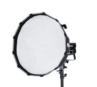Rollei Softbox Quick Parabol de 45 cm: luz Suave y de Alto Contraste con Bayoneta Bowens y Rejilla incluida