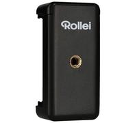 Rollei Smartphone Holder - Soporte universal para su Smartphone - Adecuado para teléfonos inteligentes hasta anchura de 8.5 cm - Negro