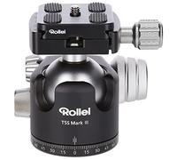 Rollei T5S Mark III - Trípode Profesional de 360 Grados con fricción, Capacidad de Carga de 14 kg, Escala para Tomas panorámicas y 2 Niveles de Burbuja, Incluye Placa de liberación rápida Compatible