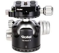 Rollei T8S Markt II - Trípode Profesional para cámara de 360 Grados con fricción, Capacidad de Carga de 22 kg, Escala para Tomas panorámicas y 2 Niveles. Incluye Placa de liberación rápida Compatible
