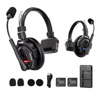 Rollei XTALK X2 Auriculares de Intercomunicación 2.4GHz Auricular de Comunicación Inalámbrico 350M Alcance 20H Sistema de Comunicación para Equipo Intercomunicación-Auriculares-Inalámbrico-Equipo