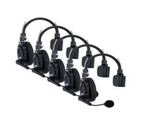 Rollei Xtalk X5 - Auriculares de intercomunicación, Flexibles, cancelación de Ruido, Audio en Vivo, Alcance de hasta 350 m, 20 Horas de duración de la batería (Xtalk X5)