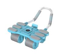 Roller AB: Rodillo AB De 4 Ruedas, Rodillos De Rueda Abdominal Con Alfombra De Rodilla, Rebote Automático Con 6 Soportes De Codo, Entrenamiento De Fuerza Del Núcleo Del Entrenador Abdominal | Rollers