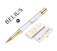 Roller belius carte blanche color blanco y dorado tinta negra caja de diseño - BB273