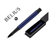 Roller Belius Turbo Aluminio Color Azul Y Negro Tinta Azul Caja De Diseño
