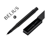 Roller Belius Turbo Aluminio Color Negro Tinta Azul Caja De Diseño