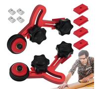 Roller boards for Table Saw, Pressing Feeder Guide, 4.72x2.83 inches Durable Woodworking board for Engraving Machines and Table Accessories