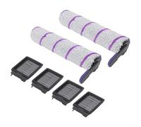 Roller Brush und HEPA Filter Set für X-Clean 10 Nass-Trocken-Staubsauger Hauptbürste mit Nylonborsten zur effizienten Reinigung von Schmutz und für Staub auf verschiedenen Böden(B)