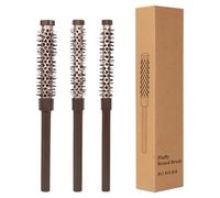 Roller Comb Round Pinsel Set - Brocha para rizar el cabello, herramienta de volumen | Cepillo de barril para flequillo y barba, peine para el control de textura, modelado profesional del
