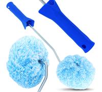 Roller con un mango de pintura de ángulos