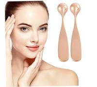 Roller de crema de ojos, herramienta de aplicador de crema para ojos de 2 por ciento, aleación de zinc bajo, herramienta manual de masaje de cara de hielo multifunción para reducir los círculos oscur
