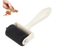 Roller de goma - Crafting Paint Roller | Aplicador de tinta de pincel de pincel de madera | Herramienta de impresión de tapiz de impresión de fondos de grabado de de transferencia de papel