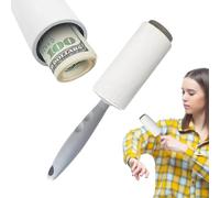 Roller De Remover De Pelusa, Rodillo De Pelusa Portátil - Cleaner De Tela De Cabello Pegajoso para Mascotas - Almacenamiento Dsecreto De Joyería Seguridad para El Hogar para El Cambio Ciudad