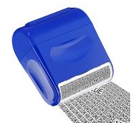 Roller de sello de seguridad | ID Guard Stamp Roller - Información Bloqueador de la guardia Privacidad confidencial para borradores de documentos de correo Etiqueta de la oficina comercial Contabilida