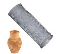 Roller de textura de arcilla, rodillo para arcilla,Herramienta de patrón de modelado de rodillos de textura | Herramientas de cerámica, sellos de patrones de ballenas de abejas para pájaros para manua