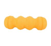 Roller de yoga Rodillo muscular de espuma EPP de alta densidad con extremos de agarre seguro Diseño del surco para ejercicio Pilates Pilates Mujeres 45 x 15 cm (Orange)