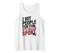 Roller Derby Diciendo: Golpeo a la Gente por diversión, se Llama Deporte Camiseta sin Mangas