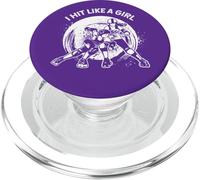 Roller Derby Elite For Women I Hit Like A Girl Roller Skates PopSockets PopGrip para MagSafe