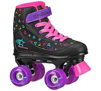 Roller Derby FireStar - Patines de ruedas para niña joven, prisma medianoche, talla 4