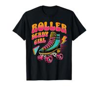 Roller Derby Girl Indoor Skater Roller Skating Camiseta