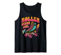 Roller Derby Girl Indoor Skater Roller Skating Camiseta sin Mangas