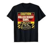 Roller Derby Girl Ruedas Derby Quad Disco Patines Patinador Camiseta