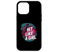 Roller Derby Hit Like A Girl Empowering Skater Design Carcasa para iPhone 12 Pro MAX