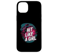Roller Derby Hit Like A Girl Empowering Skater Design Carcasa para iPhone 14 Plus