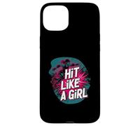 Roller Derby Hit Like A Girl Empowering Skater Design Carcasa para iPhone 15 Plus