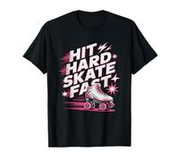 Roller Derby Jugadora De Patinadora Girl Casco Camiseta