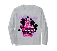 Roller Derby - Patinador Retro para niñas Manga Larga