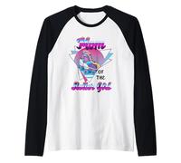 Roller Girl Mom Roller Skating Cumpleaños Familia a Juego Camiseta Manga Raglan