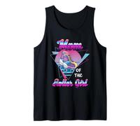 Roller Girl Mom Roller Skating Cumpleaños Familia a Juego Camiseta sin Mangas