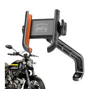 Roller Handyhalterung - Fahrrad-Handyklemme mit Drehfunktion und Stoßdämpfung - E-Roller Handyhalterung,für Pendelverkehrhr, Tourenfahrten, Rennsport, Rennsport, Navigationssystem, Musikwiedergabe